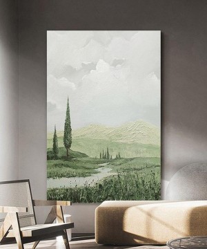 Landscapes Painting - Green Mounts 05